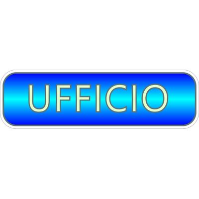 4R QUATTROERRE.IT Targhetta Adesiva 3d Fotoluminescente "ufficio" 4R QUATTROERRE.IT Targhetta Adesiva 3d Fotoluminescente "ufficio"