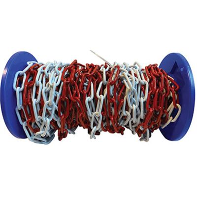 MADE-IN-ITALY Catena Segnaletica Aref Acciaio Verniciato Bianco/rosso D.mm 5 Mt 30 MADE-IN-ITALY Catena Segnaletica Aref Acciaio Verniciato Bianco/rosso D.mm 5 Mt 30
