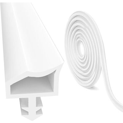 OEM Guarnizione Per Porta In Gomma Bianca – 10 M, Larghezza 4 Mm, Profondità Scanalatura 7 Mm, Sporgenza 12 Mm OEM Guarnizione Per Porta In Gomma Bianca – 10 M, Larghezza 4 Mm, Profondità Scanalatura 7 Mm, Sporgenza 12 Mm