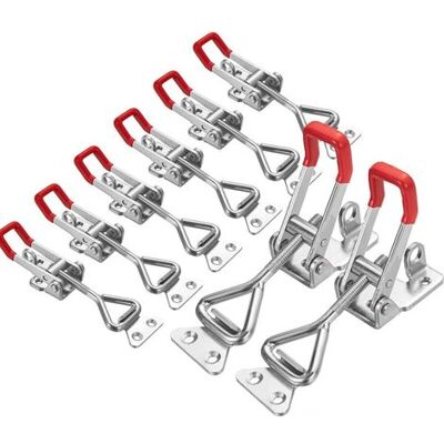 OEM Chiusura A Leva In Metallo - Confezione Da 8 Morsetti A Leva Per Carpentieri - Anello Di Fissaggio A Sgancio Rapido 4001 OEM Chiusura A Leva In Metallo - Confezione Da 8 Morsetti A Leva Per Carpentieri - Anello Di Fissaggio A Sgancio Rapido 4001