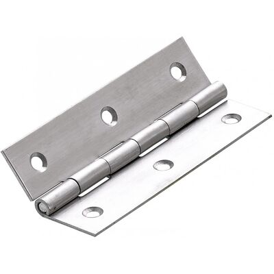 HETTICH - Cerniera Universale In Acciaio Inox Per Mobili, L.100 X L.50 Mm HETTICH - Cerniera Universale In Acciaio Inox Per Mobili, L.100 X L.50 Mm