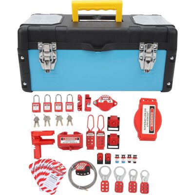 OEM Kit Di Bloccaggio Ed Etichettatura Da 47 Pezzi, Serrature Di Sicurezza Per Attrezzature Industriali, Set Di Lucchetti Di Sicurezza Elettrici Combinati OEM Kit Di Bloccaggio Ed Etichettatura Da 47 Pezzi, Serrature Di Sicurezza Per Attrezzature Industriali, Set Di Lucchetti Di Sicurezza Elettrici Combinati