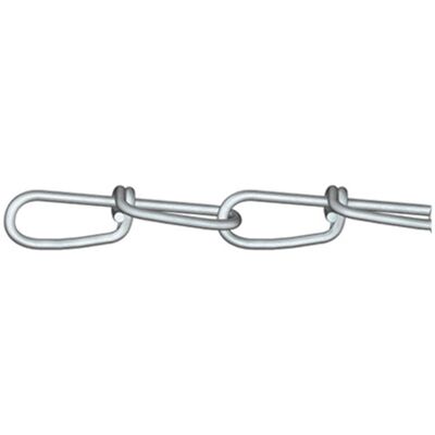 Catena in acciaio argento Dörner Helmer 30m - Accessorio a gancio e maglie Catena in acciaio argento Dörner Helmer 30m - Accessorio a gancio e maglie