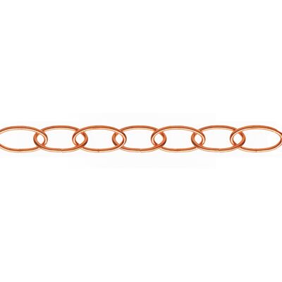 MASIDEF Catena Ornamentale Ovale Ø 2,8 Mm. In Acciaio Ramato 15 Mt. MASIDEF Catena Ornamentale Ovale Ø 2,8 Mm. In Acciaio Ramato 15 Mt.
