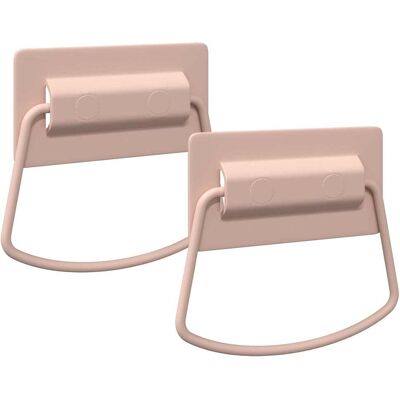 VIDAXL Maniglie Per Armadi 2 Pz Rosa 85 X 45 Mm Metallo VIDAXL Maniglie Per Armadi 2 Pz Rosa 85 X 45 Mm Metallo