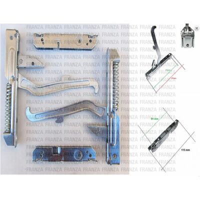 Kit 2pz Cerniere Molle Porta Forno Ariston Indesit Star Con Rullini Kit 2pz Cerniere Molle Porta Forno Ariston Indesit Star Con Rullini