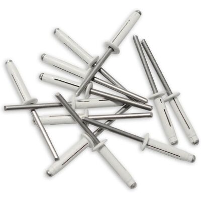 Rivetti Trigrip Bianchi OC-PRO - 4.8x22mm per Targa Rivetti Trigrip Bianchi OC-PRO - 4.8x22mm per Targa