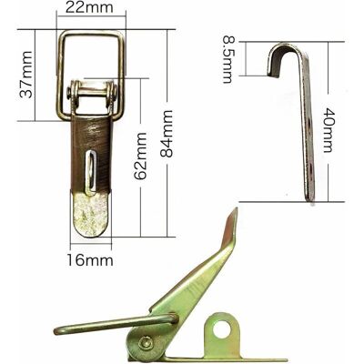 OEM Chiusure A Leva Per Cassetti E Armadietti – Confezione Da 10 Chiusure A Leva In Acciaio Zincato Resistente, Facili Da Installare OEM Chiusure A Leva Per Cassetti E Armadietti – Confezione Da 10 Chiusure A Leva In Acciaio Zincato Resistente, Facili Da Installare