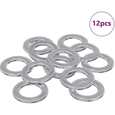 VIDAXL Rondelle 12 Pz Argento 10 X 10 X 0,8 Mm Ferro VIDAXL Rondelle 12 Pz Argento 10 X 10 X 0,8 Mm Ferro