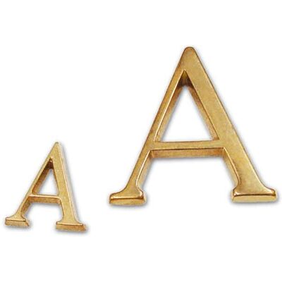 DCK GROUP Lettera 'a' in Ottone 40mm - Lettera DCK GROUP Lettera 'a' in Ottone 40mm - Lettera
