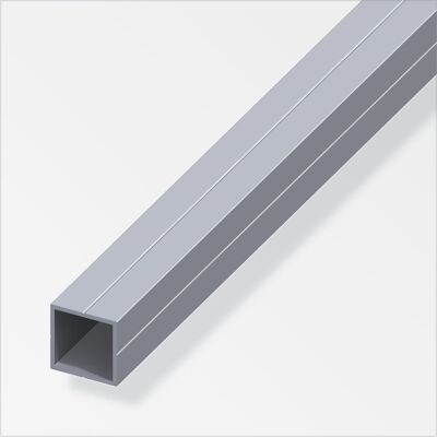 ALFER Tubo Quadrato 7,5x1,0 Alluminio Naturale 1 Metro ALFER Tubo Quadrato 7,5x1,0 Alluminio Naturale 1 Metro