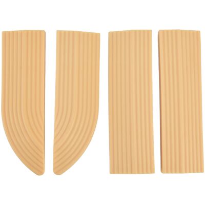 TOIVIZE Soglia Universale In Gomma Per Aspirapolvere, 4 Pezzi, Montaggio Libero, Colore Beige TOIVIZE Soglia Universale In Gomma Per Aspirapolvere, 4 Pezzi, Montaggio Libero, Colore Beige