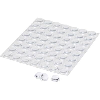 3M Fp - Sj 5312 Mpcb Piedino Di Fissaggio Autoadesivo, Rotondo Trasparente (ø X A) 12.7 Mm X 3.5 Mm 56 Pz. 3M Fp - Sj 5312 Mpcb Piedino Di Fissaggio Autoadesivo, Rotondo Trasparente (ø X A) 12.7 Mm X 3.5 Mm 56 Pz.