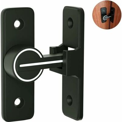 LARGEIGHT Chiusura Per Porta Scorrevole In Lega Di Zinco – 80 X 25 X 4 Mm – Resistente Alla Ruggine – Installazione Facile Senza Attrezzi LARGEIGHT Chiusura Per Porta Scorrevole In Lega Di Zinco – 80 X 25 X 4 Mm – Resistente Alla Ruggine – Installazione Facile Senza Attrezzi