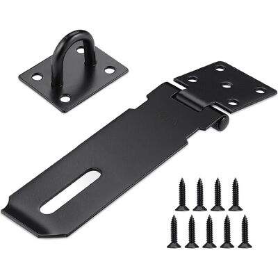 WUIPEO Chiusura Per Porta In Acciaio Inox, Chiusura Per Porta Da 5 Pollici - Acciaio Inox 304, Chiudiporta, Serratura, Lucchetto, Clip Per Armadietti WUIPEO Chiusura Per Porta In Acciaio Inox, Chiusura Per Porta Da 5 Pollici - Acciaio Inox 304, Chiudiporta, Serratura, Lucchetto, Clip Per Armadietti