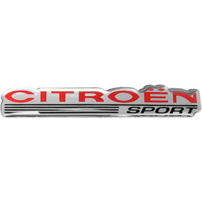 4R QUATTROERRE.IT Citroen Sport Adesivo 3d Targhetta, 12 X 73 Mm 4R QUATTROERRE.IT Citroen Sport Adesivo 3d Targhetta, 12 X 73 Mm