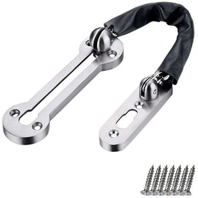 OEM Catena Per Porta D'Ingresso In Argento, Catena Di Sicurezza Con Lucchetto, Catena Di Limitazione Della Sicurezza, Catena Di Limitazione Della Porta - Cromo Lucido OEM Catena Per Porta D'Ingresso In Argento, Catena Di Sicurezza Con Lucchetto, Catena Di Limitazione Della Sicurezza, Catena Di Limitazione Della Porta - Cromo Lucido