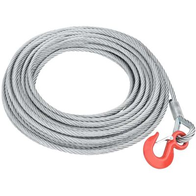 VIDAXL Cavo A Fune Metallica 1600 Kg 20 M - VIDAXL Cavo A Fune Metallica 1600 Kg 20 M -