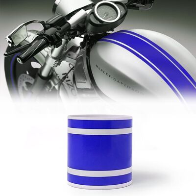 Nastro sportivo blu Honda CB per motociclette - Autoadesivo, 80 mm x 2 m Nastro sportivo blu Honda CB per motociclette - Autoadesivo, 80 mm x 2 m