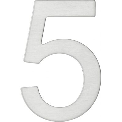 THIRARD - Targa numero civico 5 - Acciaio inox 304 THIRARD - Targa numero civico 5 - Acciaio inox 304