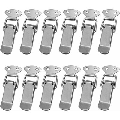 OEM 12 Pezzi Di Chiusura A Leva Per Porta, Chiusura A Molla Con Gancio, Ferramenta Per Cassetti In Acciaio Inossidabile, Chiusura A Levetta Per Scatola, Custodia Senza Serratura OEM 12 Pezzi Di Chiusura A Leva Per Porta, Chiusura A Molla Con Gancio, Ferramenta Per Cassetti In Acciaio Inossidabile, Chiusura A Levetta Per Scatola, Custodia Senza Serratura
