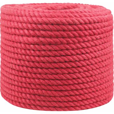 VIDAXL Corda Di Juta 10 Mm Rosso 100% Juta Tossa VIDAXL Corda Di Juta 10 Mm Rosso 100% Juta Tossa