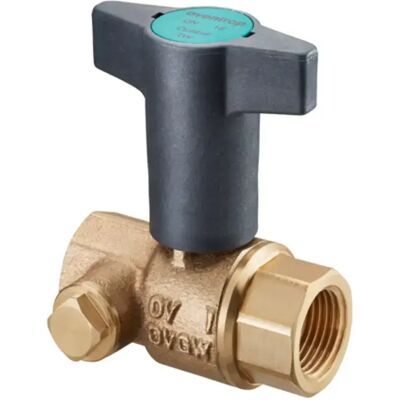 OVENTROP Valvola A Sfera Per Acqua Potabile Optibal Tw Con Filetto Interno E Foro Di Scarico G 1/4 Chiuso Con Tappo Dn 50, Rp 2, Ottone, Senza Piombo, 1078816 OVENTROP Valvola A Sfera Per Acqua Potabile Optibal Tw Con Filetto Interno E Foro Di Scarico G 1/4 Chiuso Con Tappo Dn 50, Rp 2, Ottone, Senza Piombo, 1078816