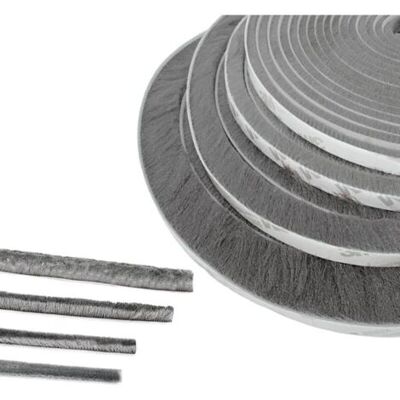 OEM Guarnizione A Spazzola Per Porte, 1 M (l) X 9 Mm (p) X 23 Mm (a), Grigia, Guarnizione Insonorizzante Per Porte E Finestre, Guarnizione A Spazzola Adesiva OEM Guarnizione A Spazzola Per Porte, 1 M (l) X 9 Mm (p) X 23 Mm (a), Grigia, Guarnizione Insonorizzante Per Porte E Finestre, Guarnizione A Spazzola Adesiva