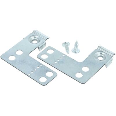 VHBW 2x Staffe Di Fissaggio Compatibile Con Siemens Lavastoviglie - Kit Di Montaggio 8,1 X 6,1 X 0,8 Cm VHBW 2x Staffe Di Fissaggio Compatibile Con Siemens Lavastoviglie - Kit Di Montaggio 8,1 X 6,1 X 0,8 Cm