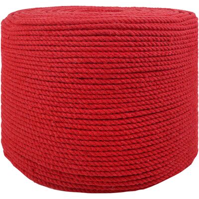 VIDAXL Corda Rosso 0,4 X 0,4 X 25000 Cm Cotone VIDAXL Corda Rosso 0,4 X 0,4 X 25000 Cm Cotone