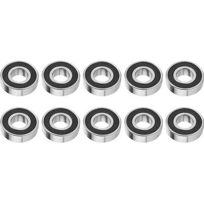 VISTRECK 10 Pezzi 6204-2rs Guarnizione Per Cuscinetti A Sfere A Gola Profonda A Doppia Faccia Ad Alta Velocità 17x47x14mm VISTRECK 10 Pezzi 6204-2rs Guarnizione Per Cuscinetti A Sfere A Gola Profonda A Doppia Faccia Ad Alta Velocità 17x47x14mm