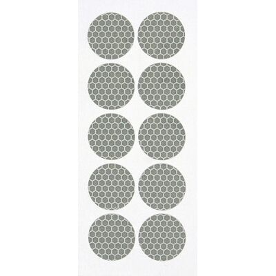 STICKERSLAB Cerchi Adesivi Rifrangenti 10 Pezzi Diametro 37mm Copri Bulloni Ruote Camion Colore - Bianco STICKERSLAB Cerchi Adesivi Rifrangenti 10 Pezzi Diametro 37mm Copri Bulloni Ruote Camion Colore - Bianco