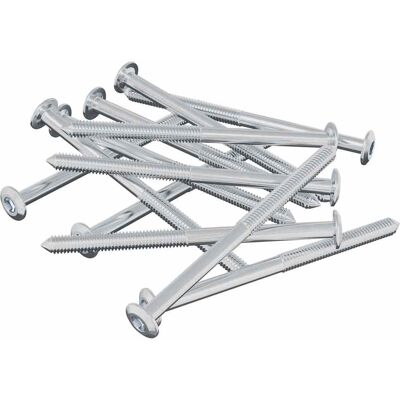 VIDAXL Vite 1200 Pz Argento M6 X 85 Mm Acciaio VIDAXL Vite 1200 Pz Argento M6 X 85 Mm Acciaio