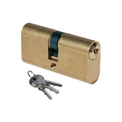 VDS Iseo F300 Cilindro Ovale 27-27 Ottonato C/3ch - 10 Pezzi VDS Iseo F300 Cilindro Ovale 27-27 Ottonato C/3ch - 10 Pezzi
