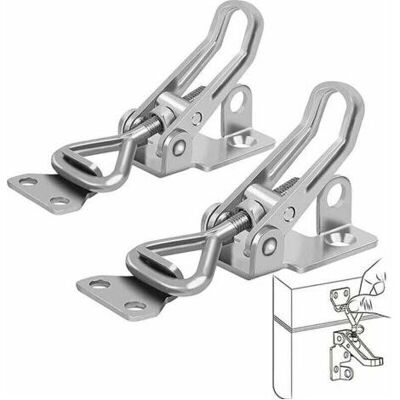 OEM Chiusura A Leva In Acciaio Inossidabile, 2 Pezzi Di Chiusura A Leva In Metallo, Serratura A Leva, Antiruggine, Fissaggio Robusto, Chiusura A Morsetto, Per Rompere E Stringere La Porta Di Valigie E Arm OEM Chiusura A Leva In Acciaio Inossidabile, 2 Pezzi Di Chiusura A Leva In Metallo, Serratura A Leva, Antiruggine, Fissaggio Robusto, Chiusura A Morsetto, Per Rompere E Stringere La Porta Di Valigie E Arm