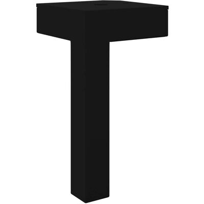 HELLOSHOP26 Set Di 2 Piedi Di Supporto Moderni Design Pulito Versatili 57 X 57 X 100 Mm In Ferro Nero 020051987 HELLOSHOP26 Set Di 2 Piedi Di Supporto Moderni Design Pulito Versatili 57 X 57 X 100 Mm In Ferro Nero 020051987