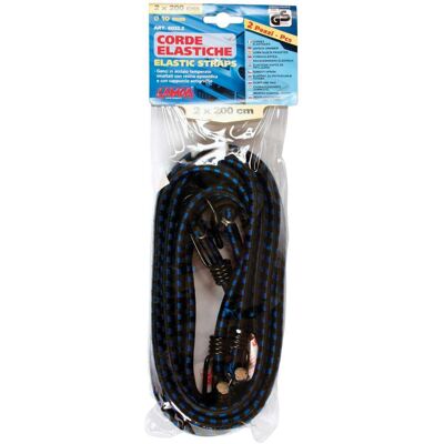 LAMPA Corde Elastiche Ø 10 Mm X 2 M 2 Pezzi LAMPA Corde Elastiche Ø 10 Mm X 2 M 2 Pezzi