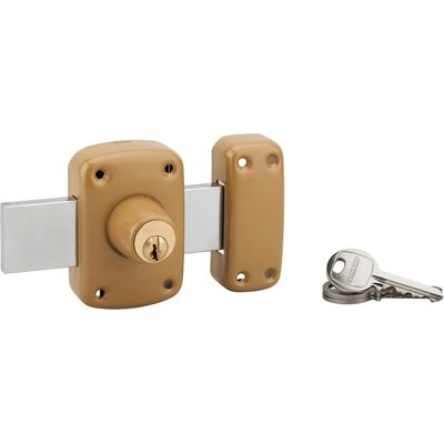 Thirard Corvette - cilindro 30 mm - bolt 160 mm - finitura bronzo - Serratura Thirard Corvette - cilindro 30 mm - bolt 160 mm - finitura bronzo - Serratura