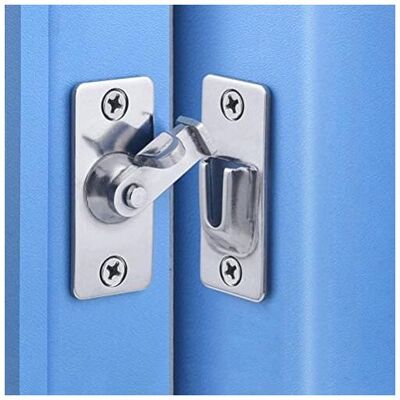 OEM Chiusura Per Porta Scorrevole A 90 Gradi 44x19mm, Serratura Ad Angolo Retto In Acciaio Inox, Fibbia Pieghevole Per Porta Scorrevole Argento OEM Chiusura Per Porta Scorrevole A 90 Gradi 44x19mm, Serratura Ad Angolo Retto In Acciaio Inox, Fibbia Pieghevole Per Porta Scorrevole Argento