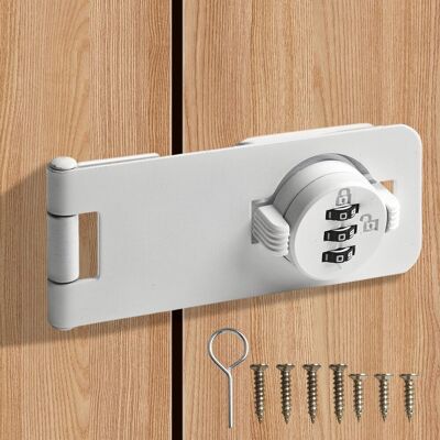 OEM Lucchetto A Combinazione A 3 Cifre Con Password, Chiusura Senza Chiave, Catena Di Sicurezza Per Porte Interne, Lucchetto A Combinazione Per Armadietto Di Sicurezza Domestico (bianco) OEM Lucchetto A Combinazione A 3 Cifre Con Password, Chiusura Senza Chiave, Catena Di Sicurezza Per Porte Interne, Lucchetto A Combinazione Per Armadietto Di Sicurezza Domestico (bianco)