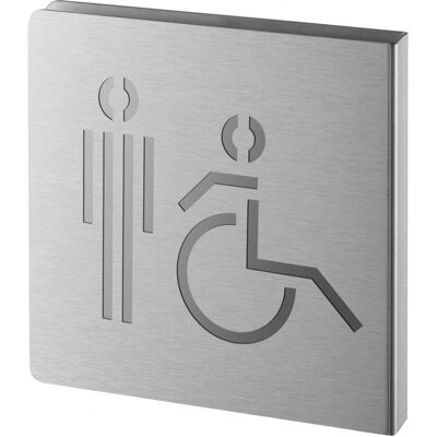 THIRARD Targa Segnaletica <>, Acciaio Inox Spazzolato, 120 X 120 Mm, Sagomata – THIRARD Targa Segnaletica <>, Acciaio Inox Spazzolato, 120 X 120 Mm, Sagomata –