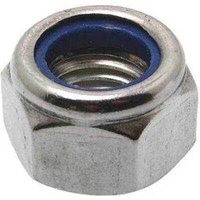 EUROMARINE Dado Di Bloccaggio Din 985 M10 Acciaio Inox Resistente Alla Corrosione EUROMARINE Dado Di Bloccaggio Din 985 M10 Acciaio Inox Resistente Alla Corrosione