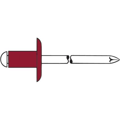 GESIPA Rivetto Nichel-rame / A2 4,8 X35mm Gk A 100) GESIPA Rivetto Nichel-rame / A2 4,8 X35mm Gk A 100)