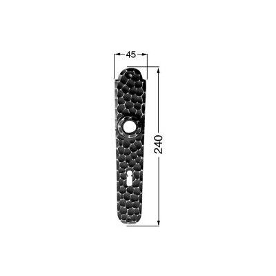 Rowe - Maniglia lunga per porta 270z PZ - Maniglia per porte e finestra Rowe - Maniglia lunga per porta 270z PZ - Maniglia per porte e finestra
