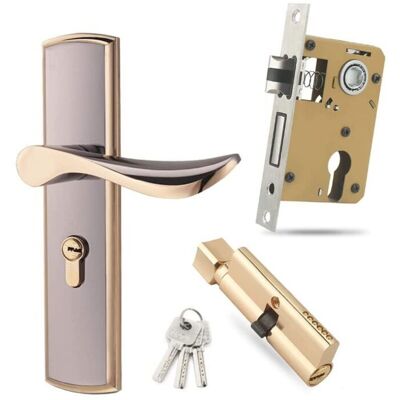 XISRENS Tigrezy – Serratura A Leva In Lega Di Zinco Per Porte In Legno – Antifurto Con 3 Chiavi – Dimensioni 125x65x12mm – Interasse Fori 50mm XISRENS Tigrezy – Serratura A Leva In Lega Di Zinco Per Porte In Legno – Antifurto Con 3 Chiavi – Dimensioni 125x65x12mm – Interasse Fori 50mm
