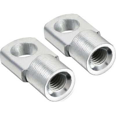 OEM Tappo Terminale Per Molla A Gas M6, Filettatura Interna 8 Mm, Diametro Foro, Acciaio A3, Colore Argento, 2 Pezzi OEM Tappo Terminale Per Molla A Gas M6, Filettatura Interna 8 Mm, Diametro Foro, Acciaio A3, Colore Argento, 2 Pezzi