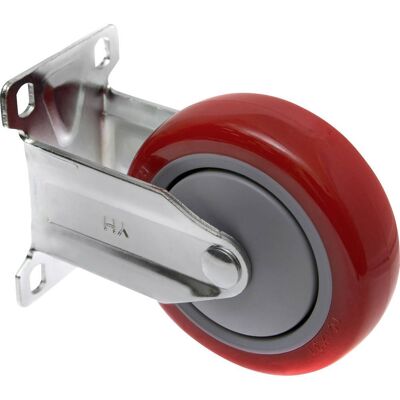 TOOLCRAFT To-5137959 To-5137959-ruota Fissa, Con Piastra Di Avvitamento, 100 Mm, In Poliuretano TOOLCRAFT To-5137959 To-5137959-ruota Fissa, Con Piastra Di Avvitamento, 100 Mm, In Poliuretano