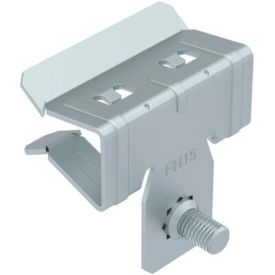 OBO Bettermann Staffa Per Trave Con Bullone Filettato M6x9 Mm 10-15mm Acciaio Lamellare Di Zinco, 1488275 OBO Bettermann Staffa Per Trave Con Bullone Filettato M6x9 Mm 10-15mm Acciaio Lamellare Di Zinco, 1488275
