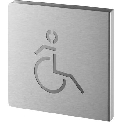 THIRARD Targa Segnaletica <>, Acciaio Inox Spazzolato, 120 X 120 Mm, Sagomata – THIRARD Targa Segnaletica <>, Acciaio Inox Spazzolato, 120 X 120 Mm, Sagomata –