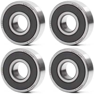 OEM Cuscinetto A Sfere 6201-2rs 12 X 32 X 10 Mm – Doppia Guarnizione In Gomma – Abec 5 – Cuscinetto A Sfere Prelubrificato – 4 Pezzi - Crezuo OEM Cuscinetto A Sfere 6201-2rs 12 X 32 X 10 Mm – Doppia Guarnizione In Gomma – Abec 5 – Cuscinetto A Sfere Prelubrificato – 4 Pezzi - Crezuo